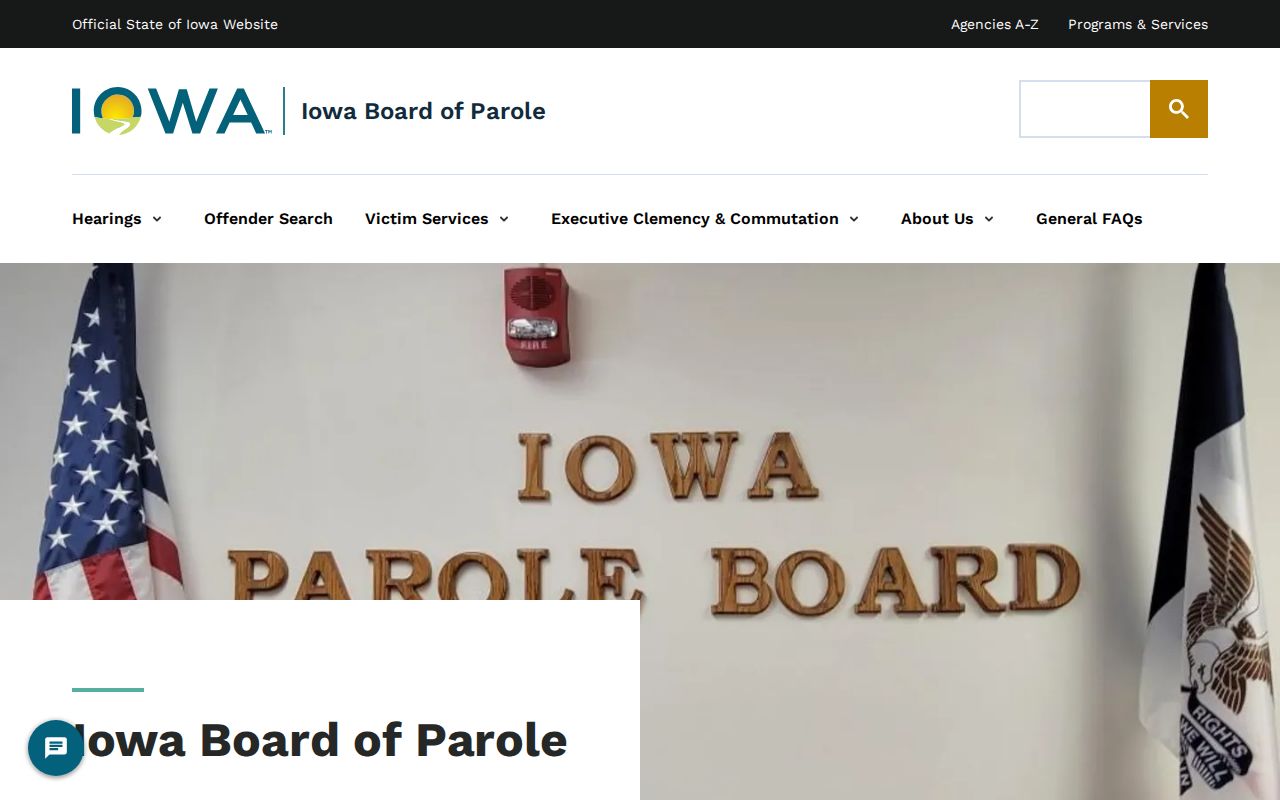 Pocahontas County criminal history Iowa Board of Parole records