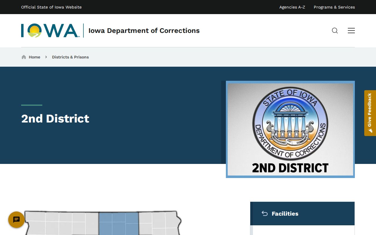 Pocahontas County criminal history Iowa DOC Second District supervision