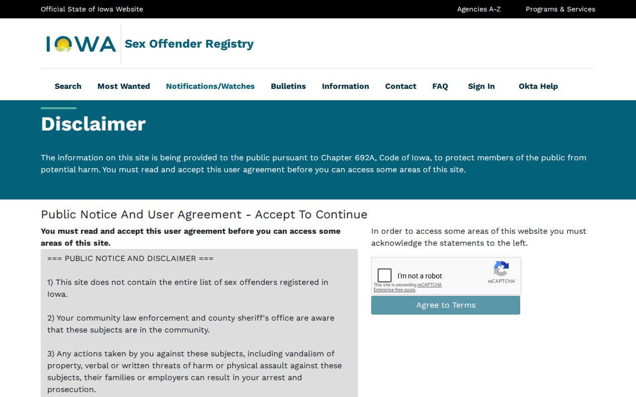 Advanced Pocahontas County sex offender registry search fields
